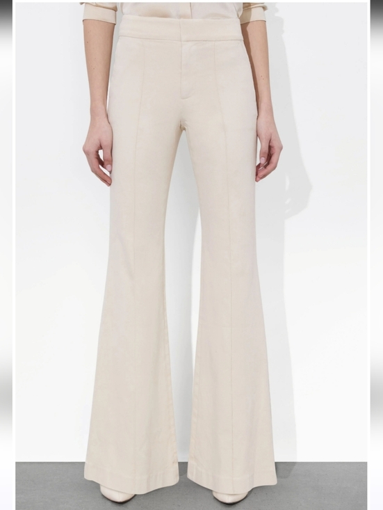 Alice + Olivia Denim - Alice + Olivia The Trouser Jean Chino High Rise Flare Pants Size 29